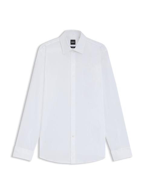 SLIM-FIT DRESS SHIRT IN EASY-IRON STRETCH COTTON