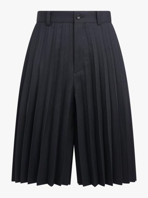 PLEAT LONG SHORT | BLACK