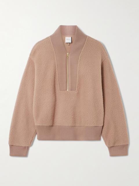 Mumford Recycled-fleece Half-zip Sweatshirt