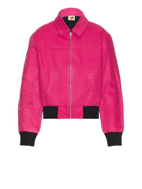 Studded Work Jacket Woven