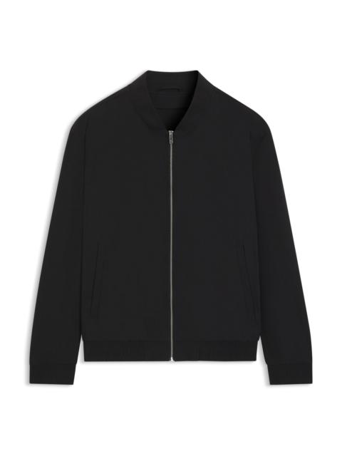 PERFORMANCE-STRETCH SLIM-FIT JACKET IN OTTOMAN FABRIC