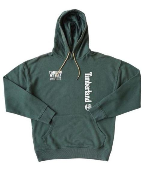 Timberland Logo and Back Words Hoodie 'Green' A28MPE20