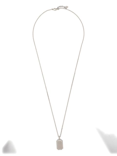 Alexander Mcqueen Engraved Logo Necklace