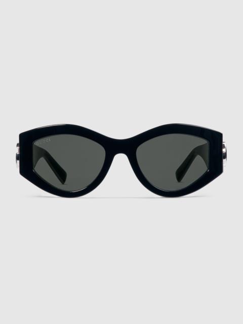 Oval frame sunglasses