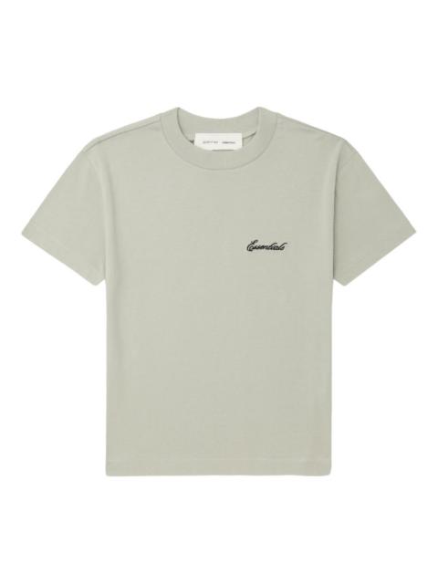 embroidered-logo cotton T-shirt