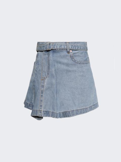 Denim Skirt Light Blue