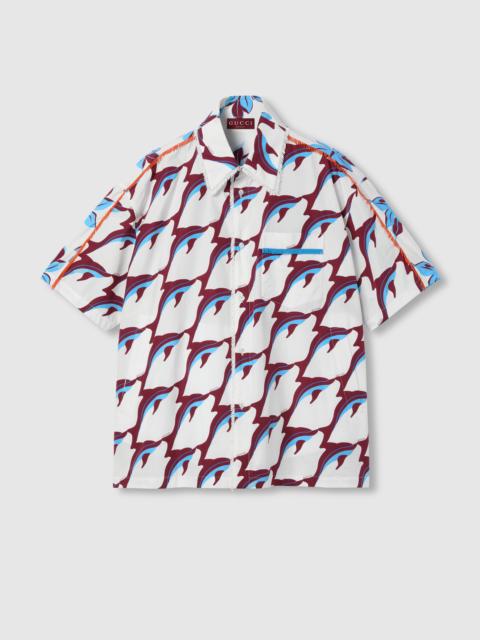 Printed light cotton shirt