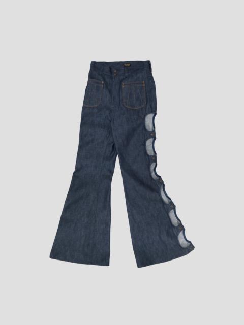 11.5oz DENIM FREE-WHEEL FLARE JEANS