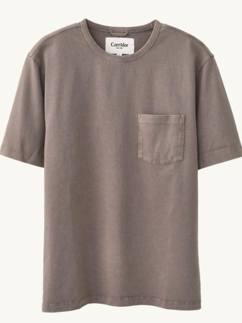 GARMENT DYE TEE - SMOKE