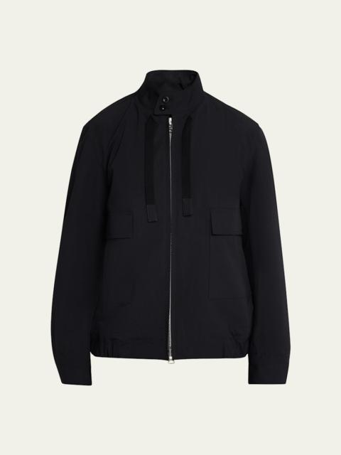 Men's Nylon Flap-Pocket Jacket