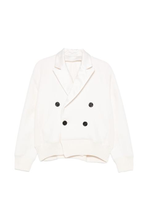 double-breasted cardigan