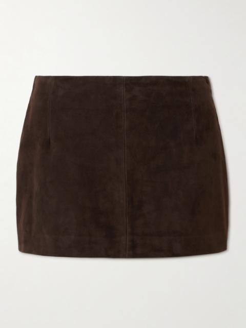 Avery Suede Mini Skirt