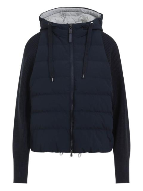 padded hooded jacket