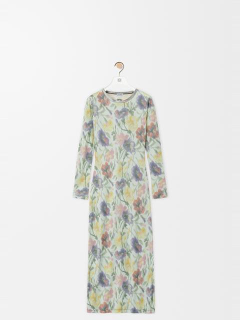 Dress in silk and cotton