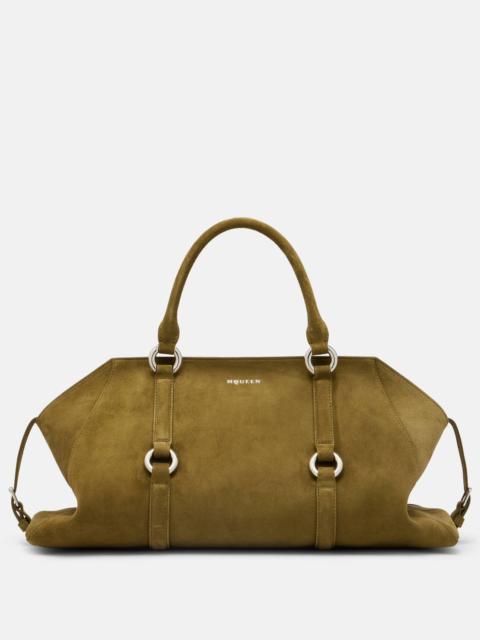 Farringdon Medium suede tote bag