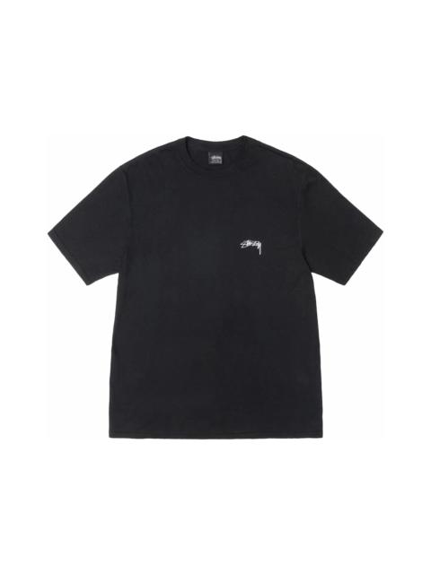 Stussy Smooth Stock Pigment Dyed Tee Black