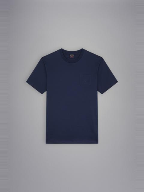 COTTON T-SHIRT WITH EMBROIDERED LOGO