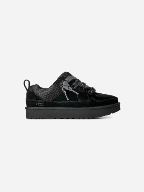 ® Women's Lo Lowmel Suede/Textile/Recycled Materials Shoes in Black
