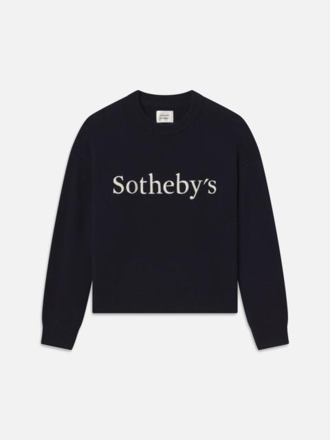Sotheby's Unisex Cashmere Sweater in Navy