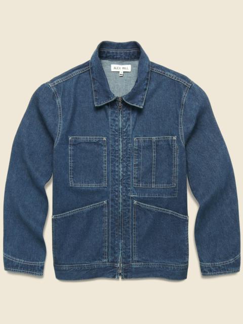 Denim Chore Jacket - Indigo