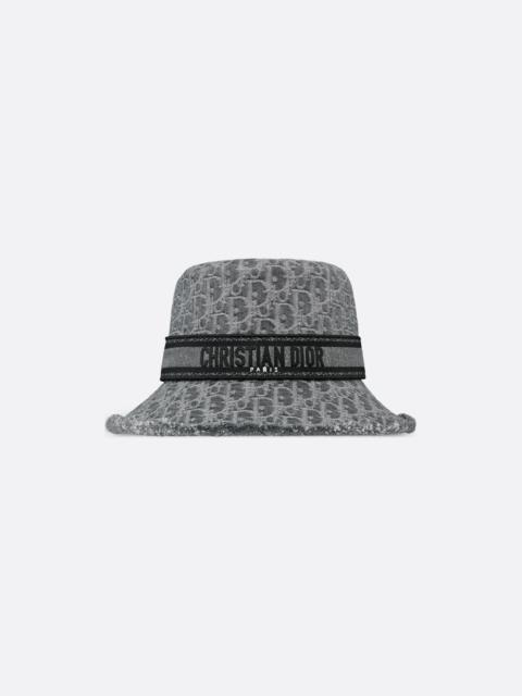 D-Bobby Dior Oblique Small-Brim Bucket Hat