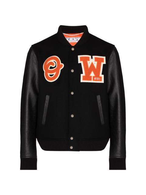 logo-patch varsity jacket