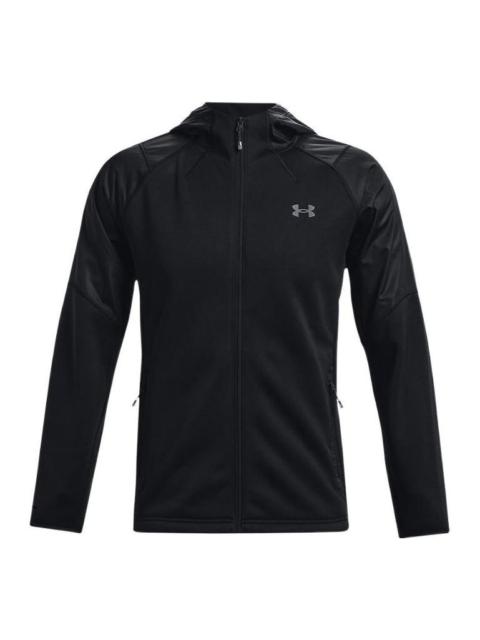Under Armour ColdGear Swacket Hoodie Jacket 'Black' 1357475-002
