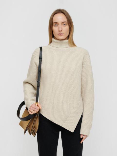 Wool Cotton Rib Knit
