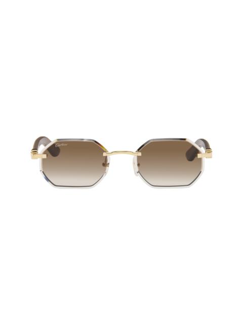 Gold Exception Signature C Sunglasses