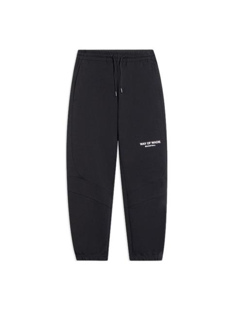 Li-Ning Way Of Wade Graphic Sweatpants 'Black' AKLS821-1