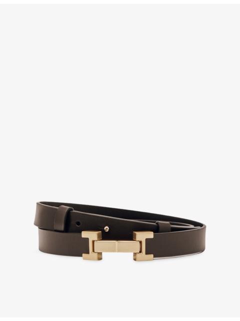 Hayley Hinge Leather Belt