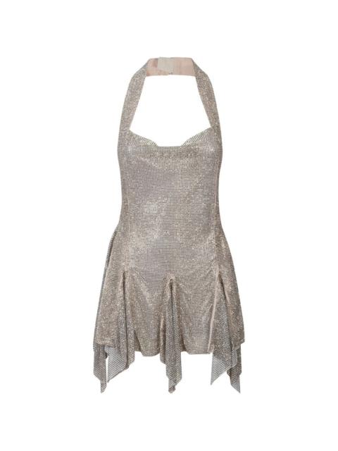 Munroe Mojito halter embellished dress