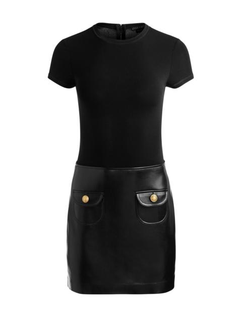 SYDNEY VEGAN MINI DRESS