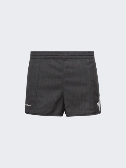 X Wales Bonner Wool Shorts Dark Heather Grey