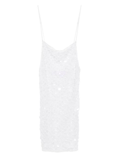 sequin-embellished mini dress