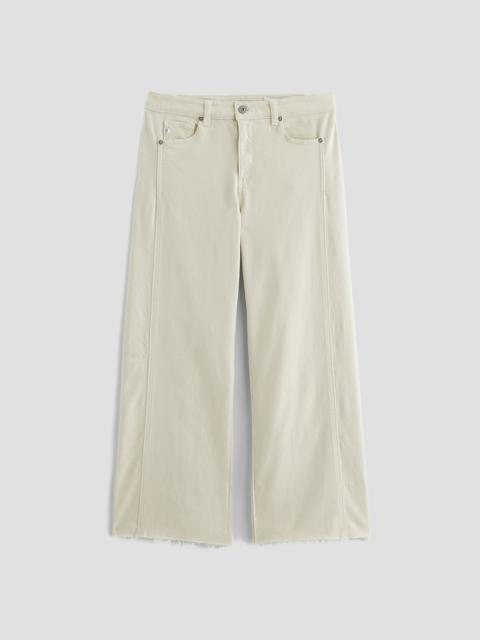 Saige Wide Leg Crop  Panel Jean