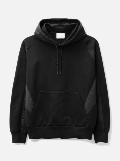 WOVEN BLOCKED HOODIE
