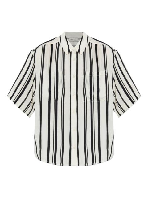 striped short-sleeve shirt