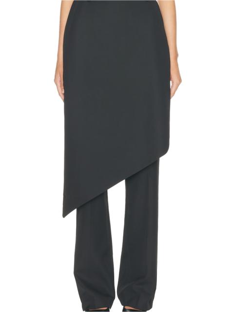 Trouser With Attached Skirt