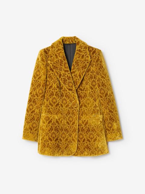 Baroque Velvet Blazer