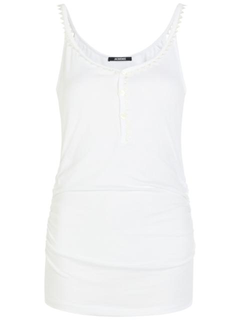 Jacquemus La Debardeur Clavela Cotton top