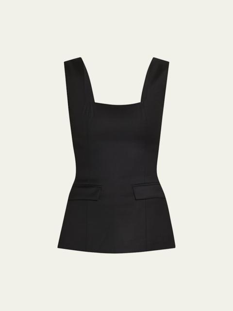 Felicity Sleeveless Wool Top