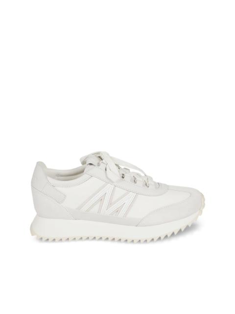 pacey nylon leather sneakers