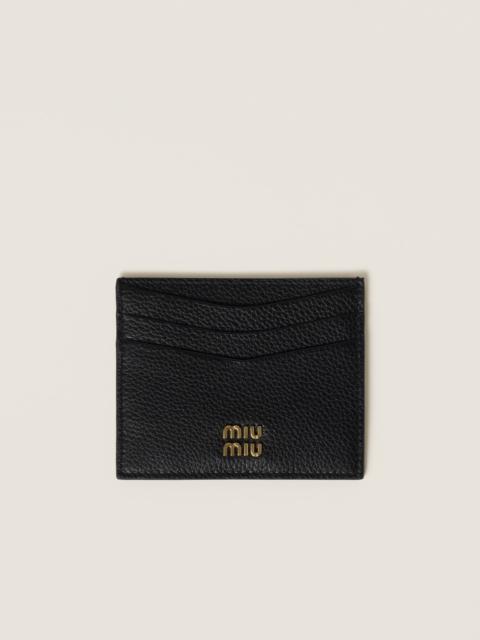 Leather card holder
