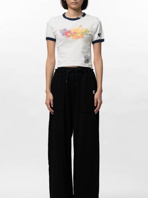 Fruit Printed Ringer Mini T-shirt