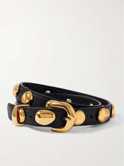 The Vaal Embellished Leather Belt