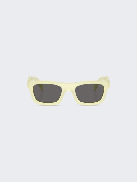Pillow Sunglasses Frosted Vanilla