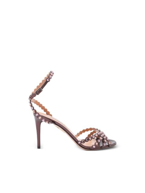 Tequila crystal-embellished sandals