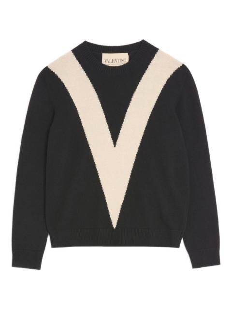 crew-neck wool sweater