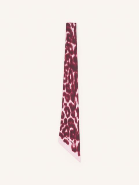 LEOPARD PRINT SILK TWILLY